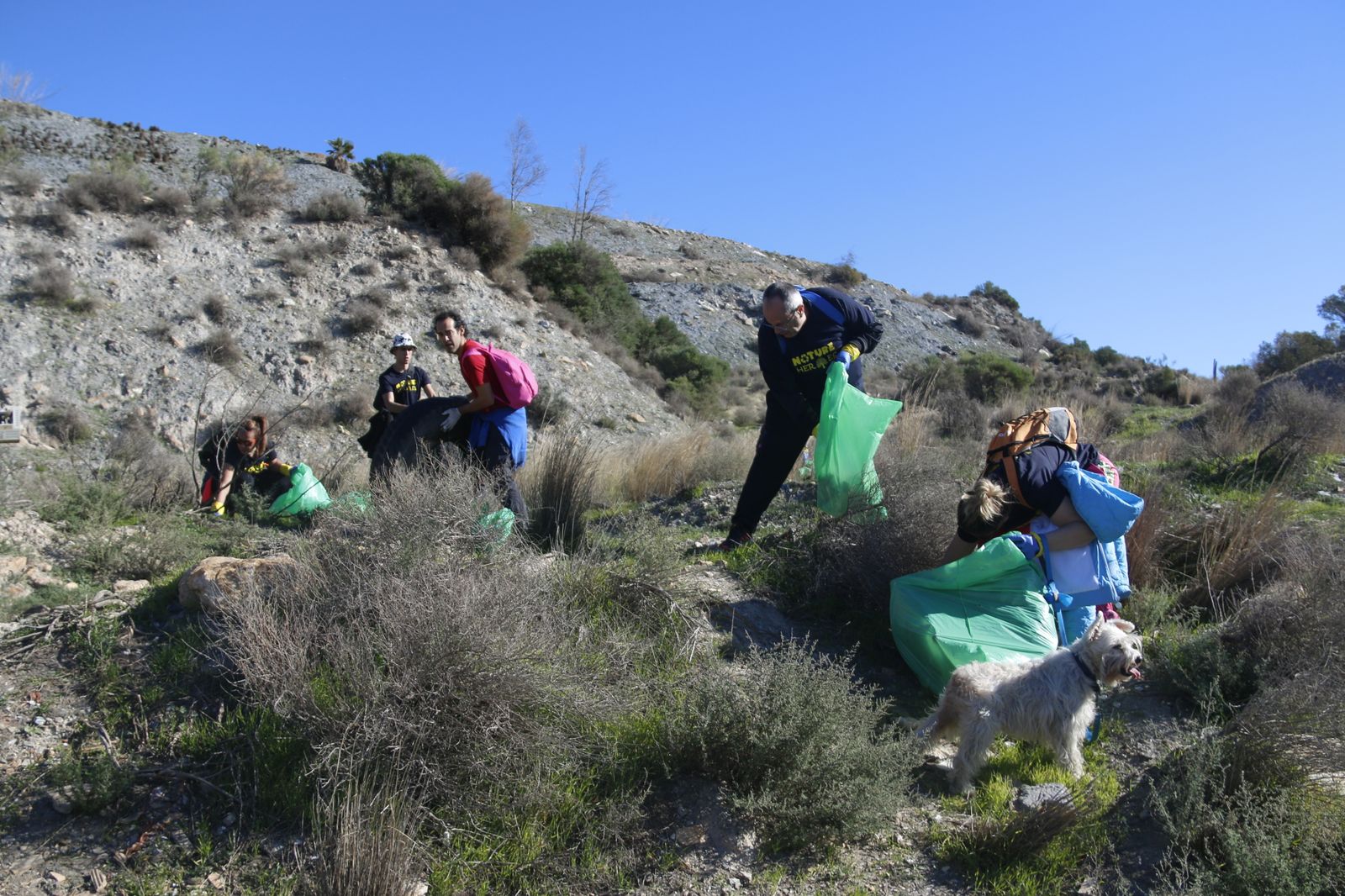 Así ha sido la primera jornada de plogging del año en la Costa de Granada