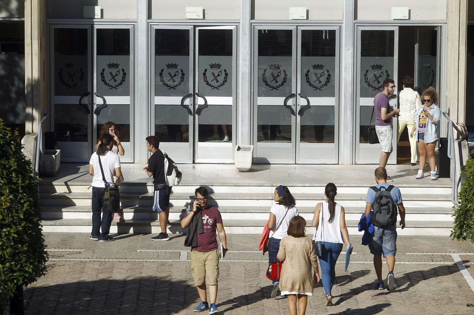 Estudiantes de la Universidad de Granada.