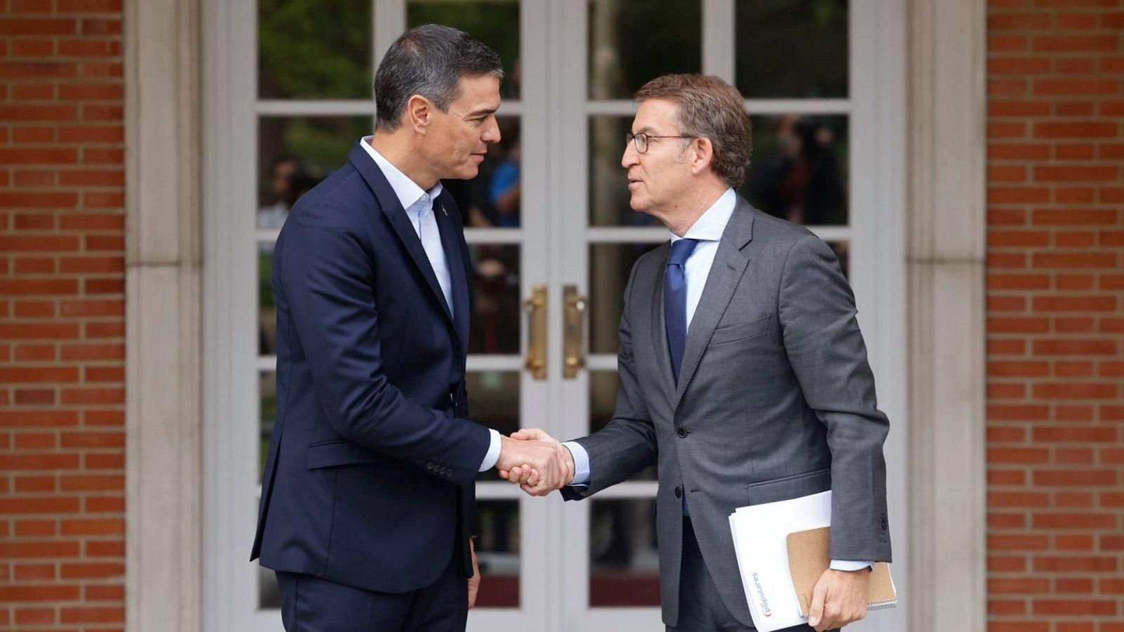 Sánchez y Feijóo, en una imagen de archivo.