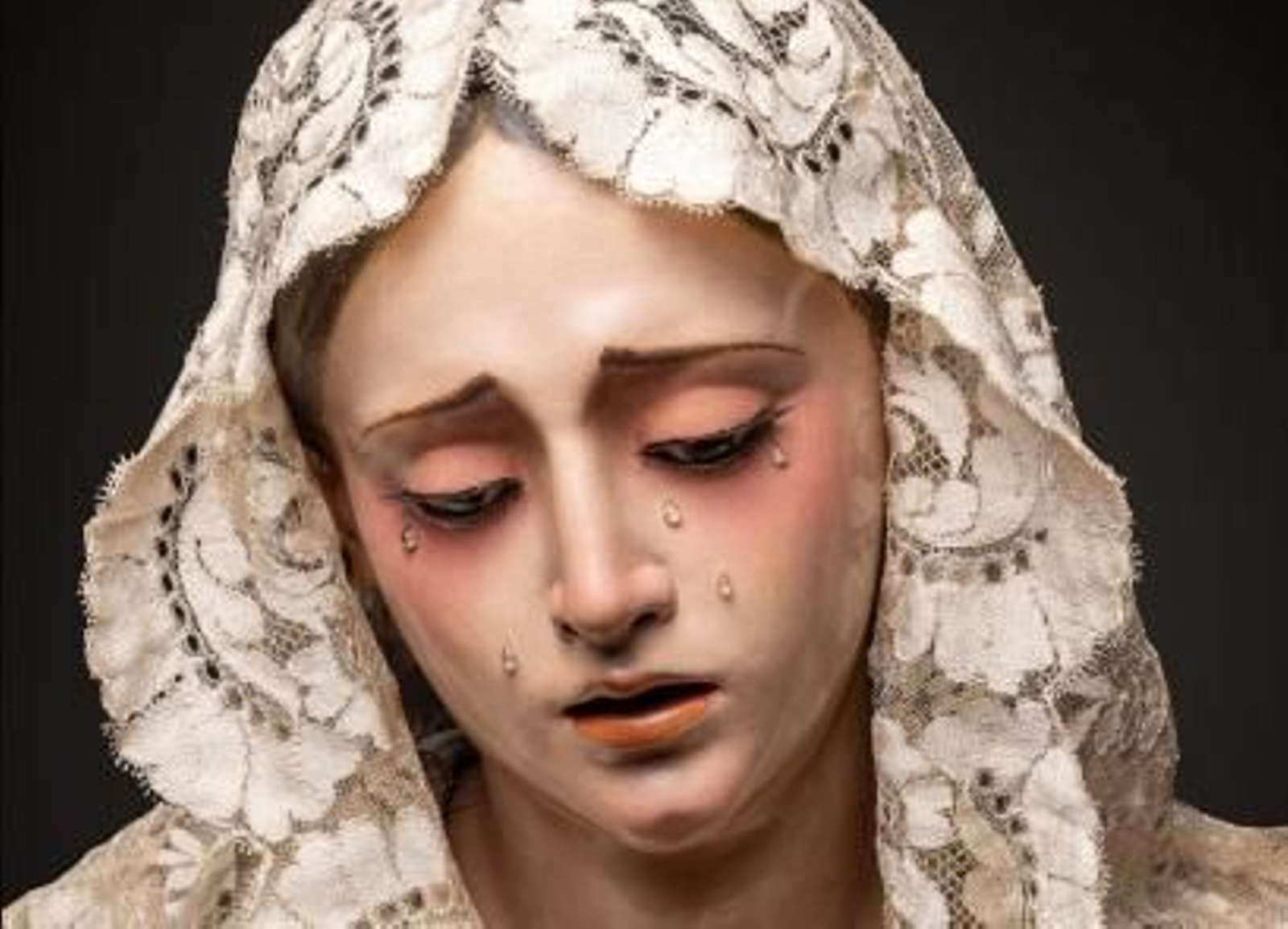 La Virgen de la Angustia de mantilla