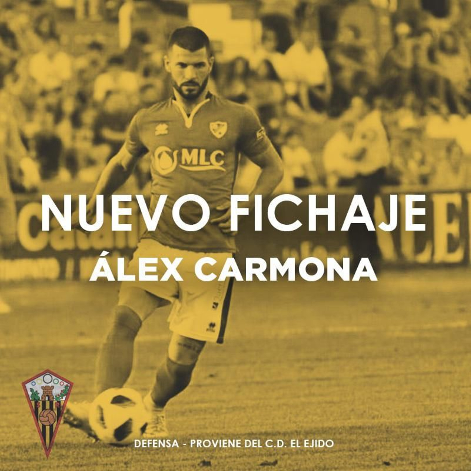 Álex Carmona refuerza la plantilla del club lepero.