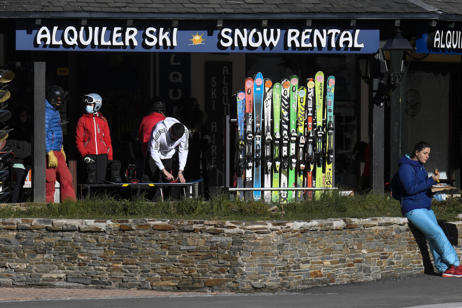 Fotos del último día de esquí en Sierra Nevada