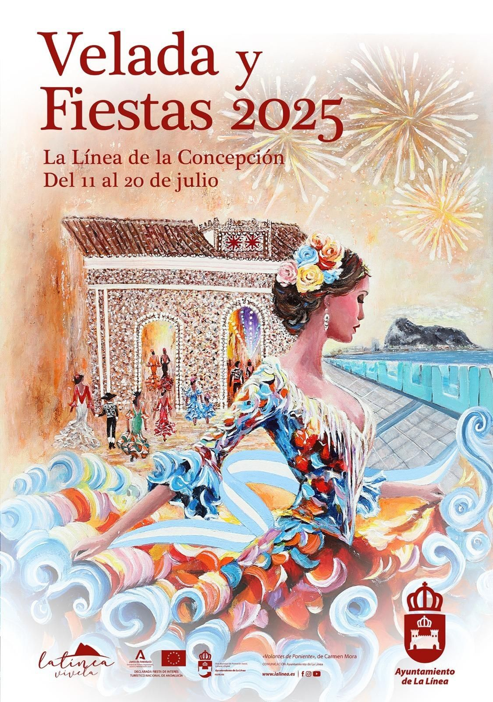 Cartel de la Velada y Fiestas de 2025, de Carmen Mora. Cartel de la Velada y Fiestas de 2025, de Carmen Mora.