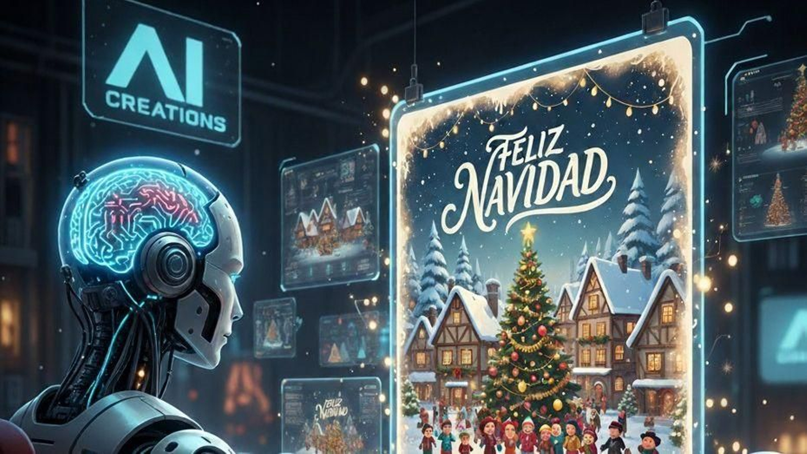 Una imagen de la IA, creada por la propia Inteligencia Artifcial