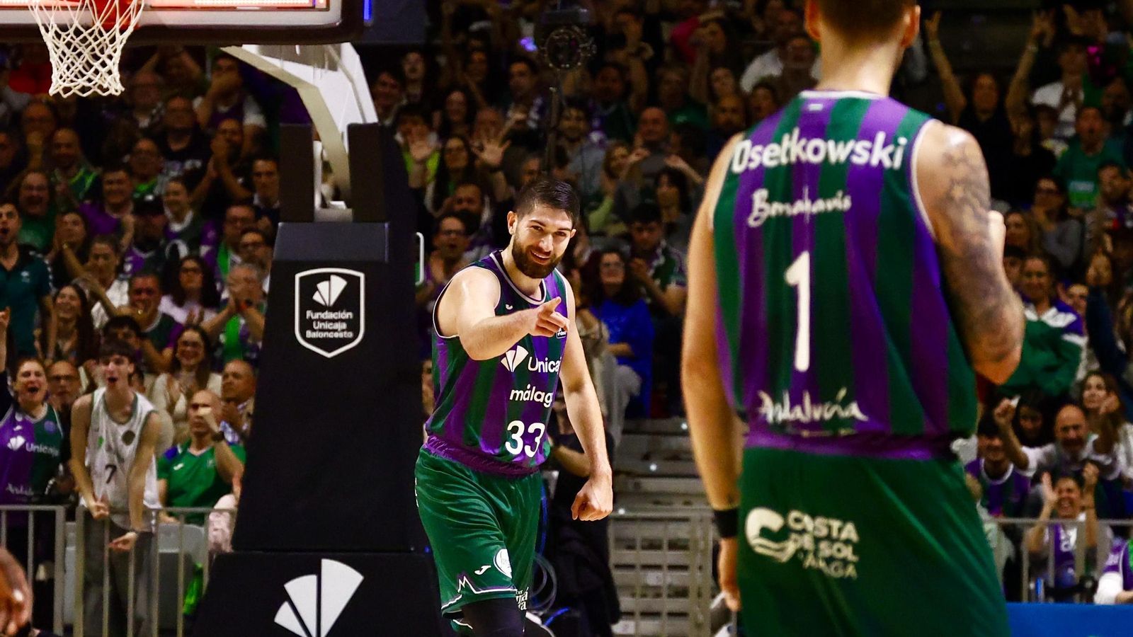 El Unicaja - Real Madrid de Liga Endesa, en fotos