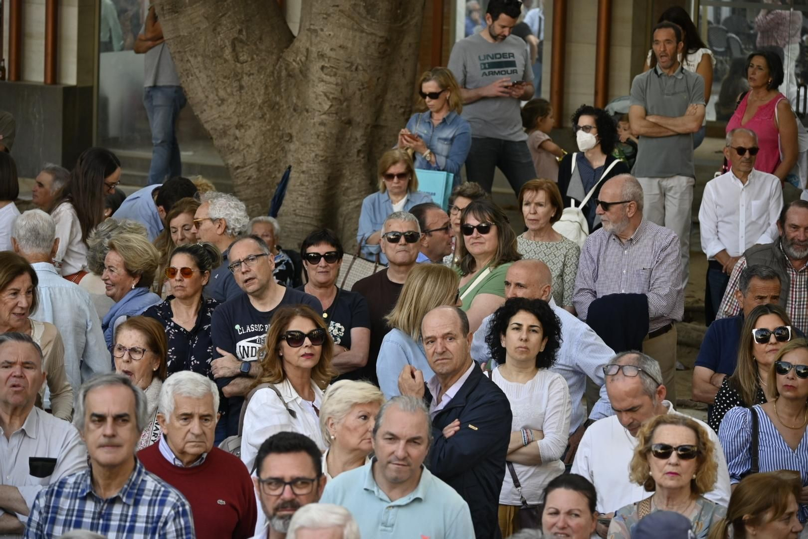 Imágenes de la concentración por las infraestructuras para Huelva