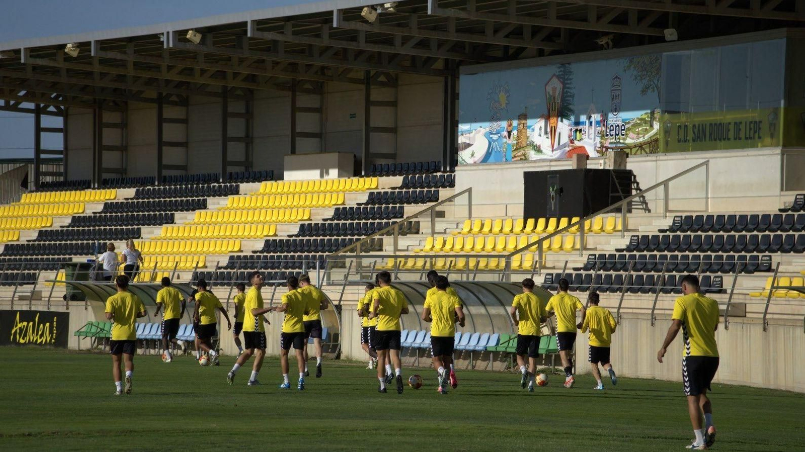 El estadio Ciudad de Lepe.