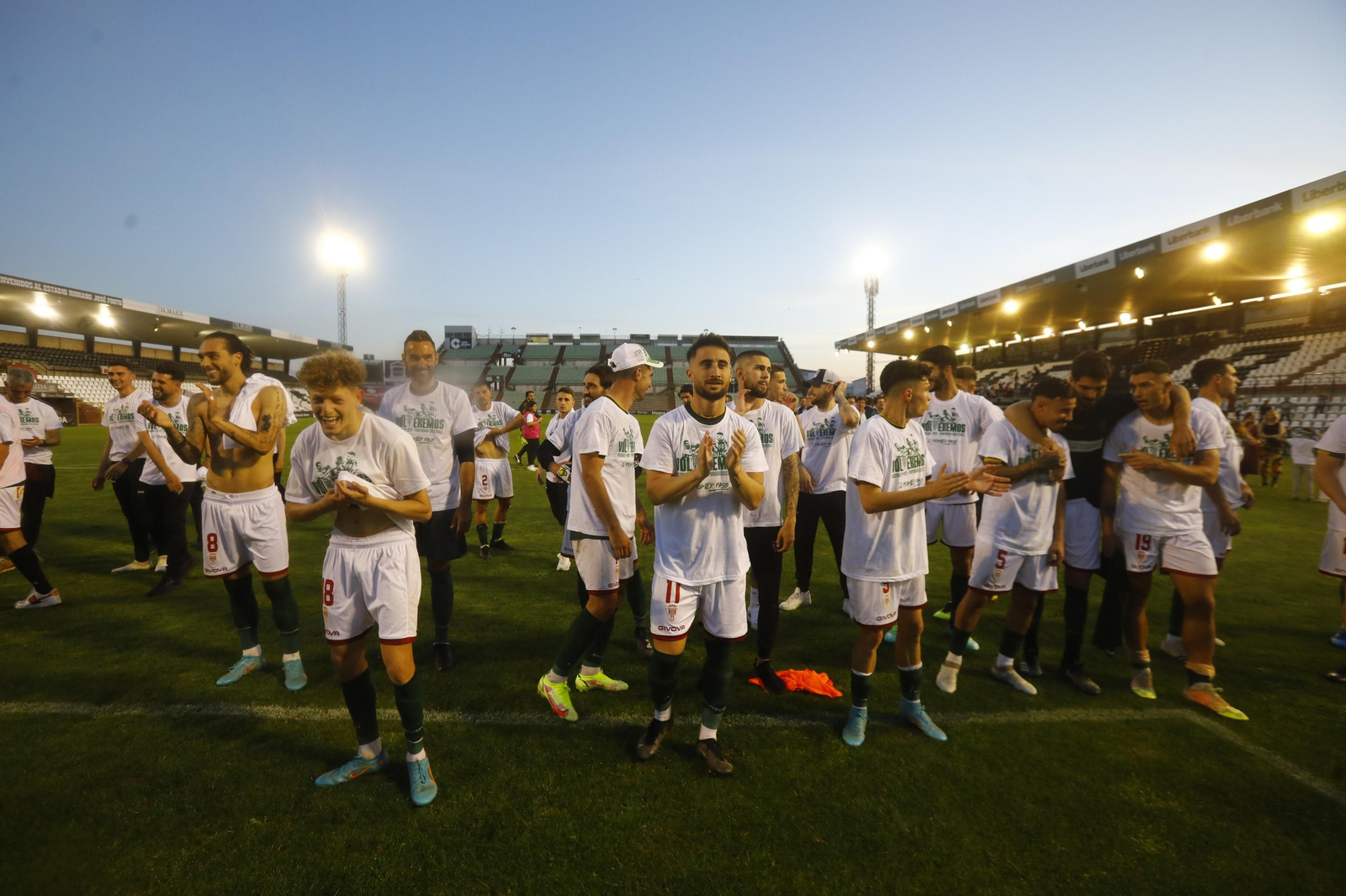 Las imágenes de la fiesta del ascenso del Córdoba CF en Mérida
