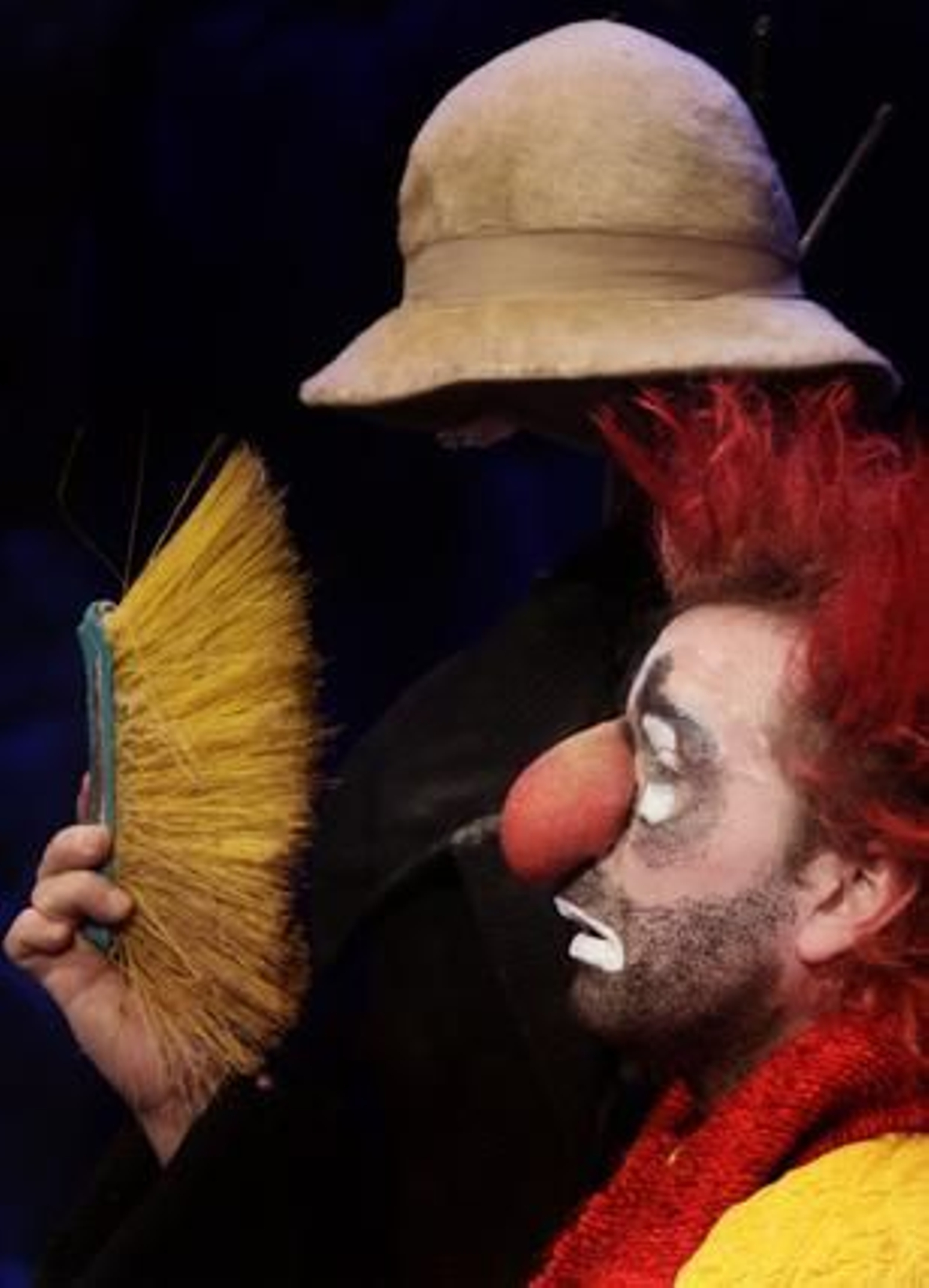 Una imagen de 'Slava's Snowshow', de la compañía de Slava Polunin. / Antonio Pizarro