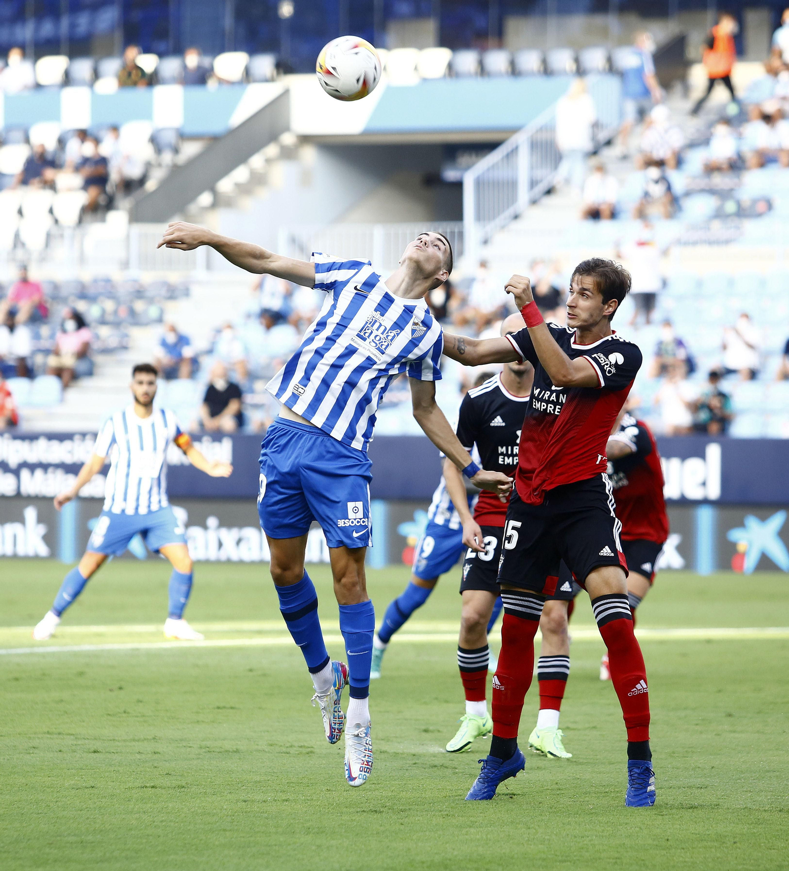 El Málaga CF-Mirandés, en fotos