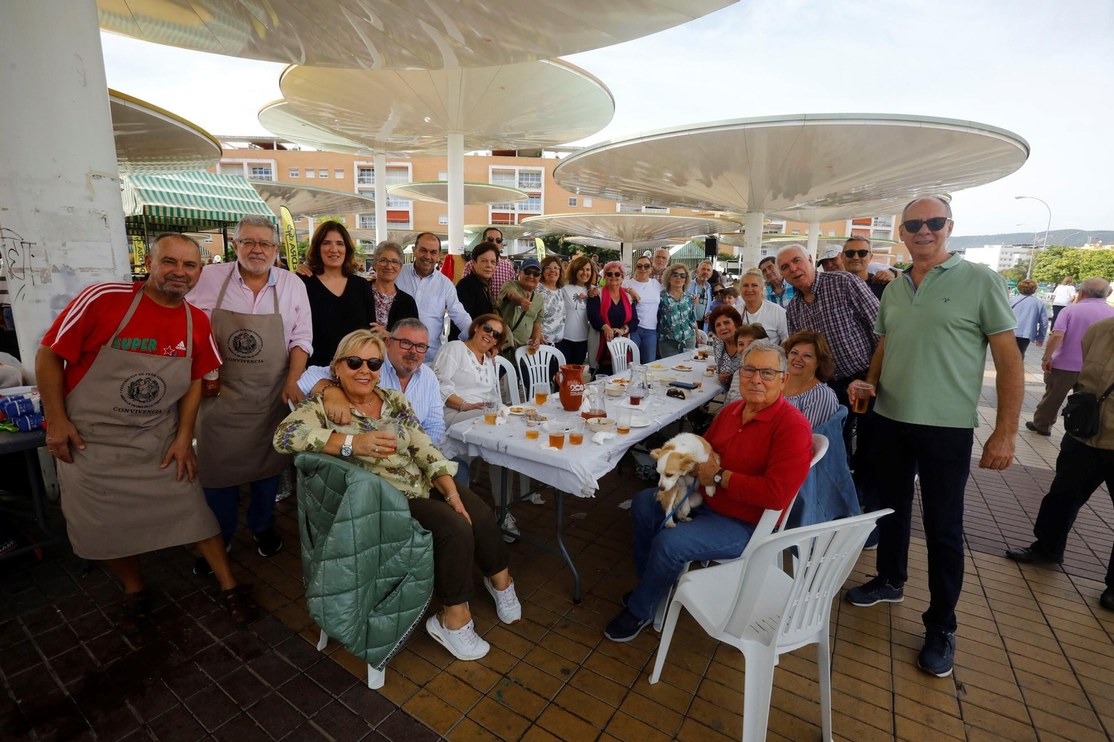 Las peñas celebran su tradicional perol en las Setas, en imágenes