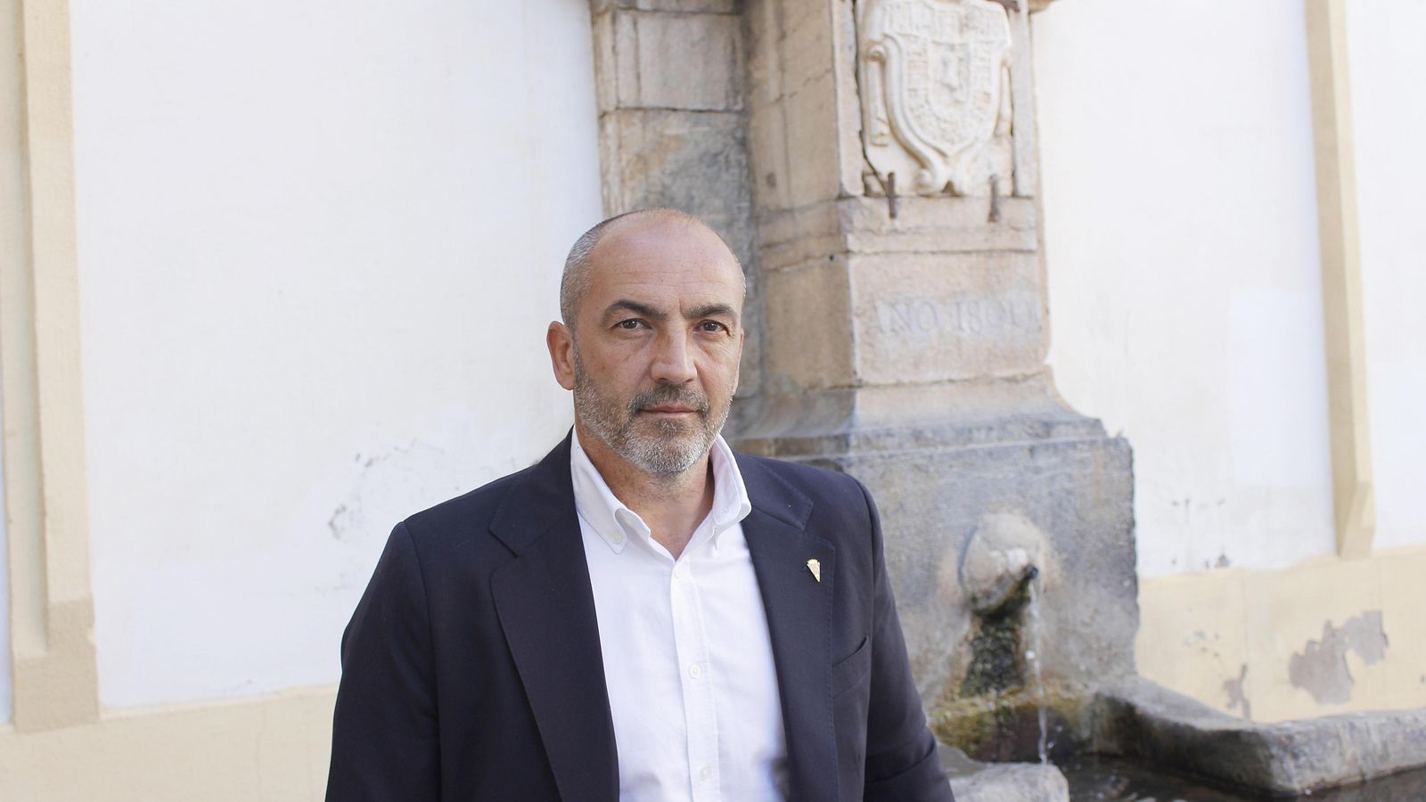 El técnico blanquiverde posa para 'el Día'.