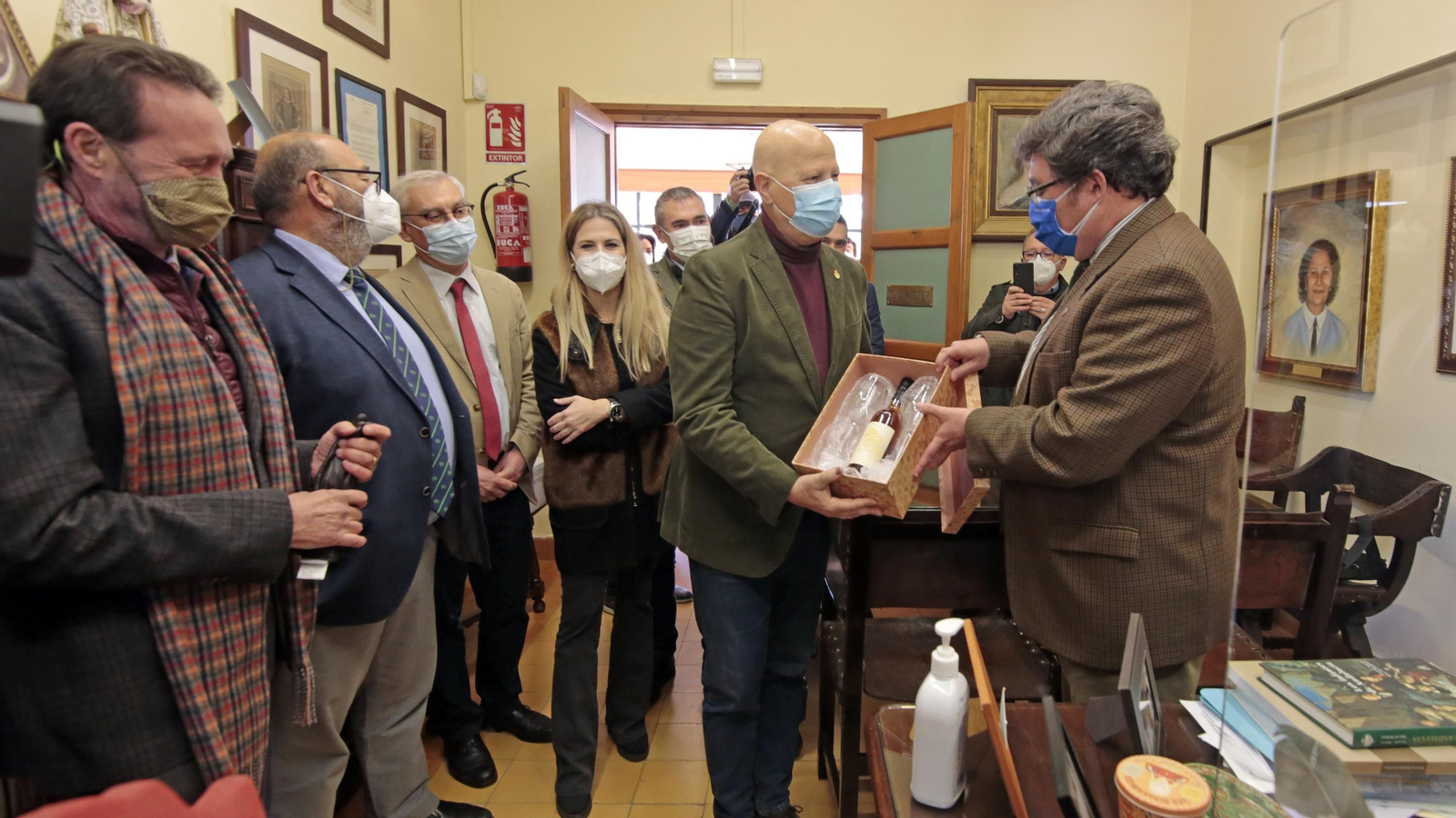 Visita del consejero Javier Imbroda al IES Padre Luis Coloma