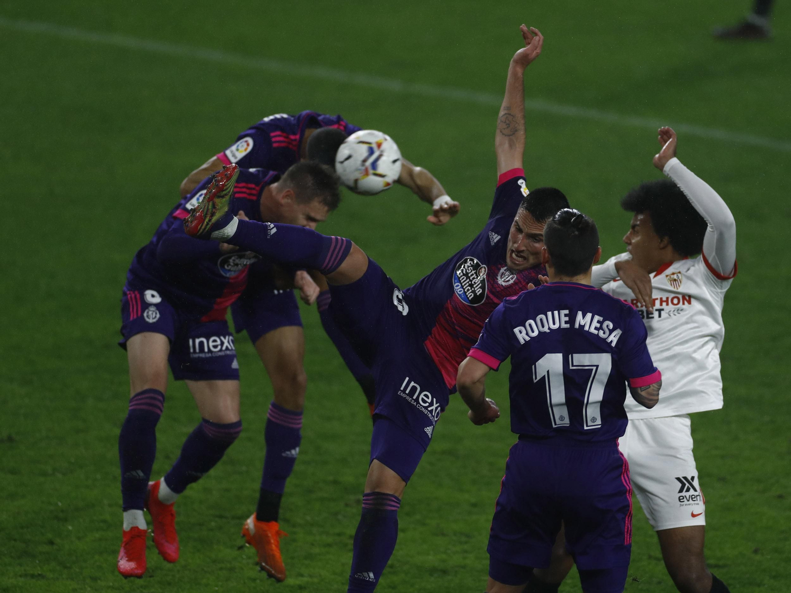 Las imágenes del Sevilla-Valladolid