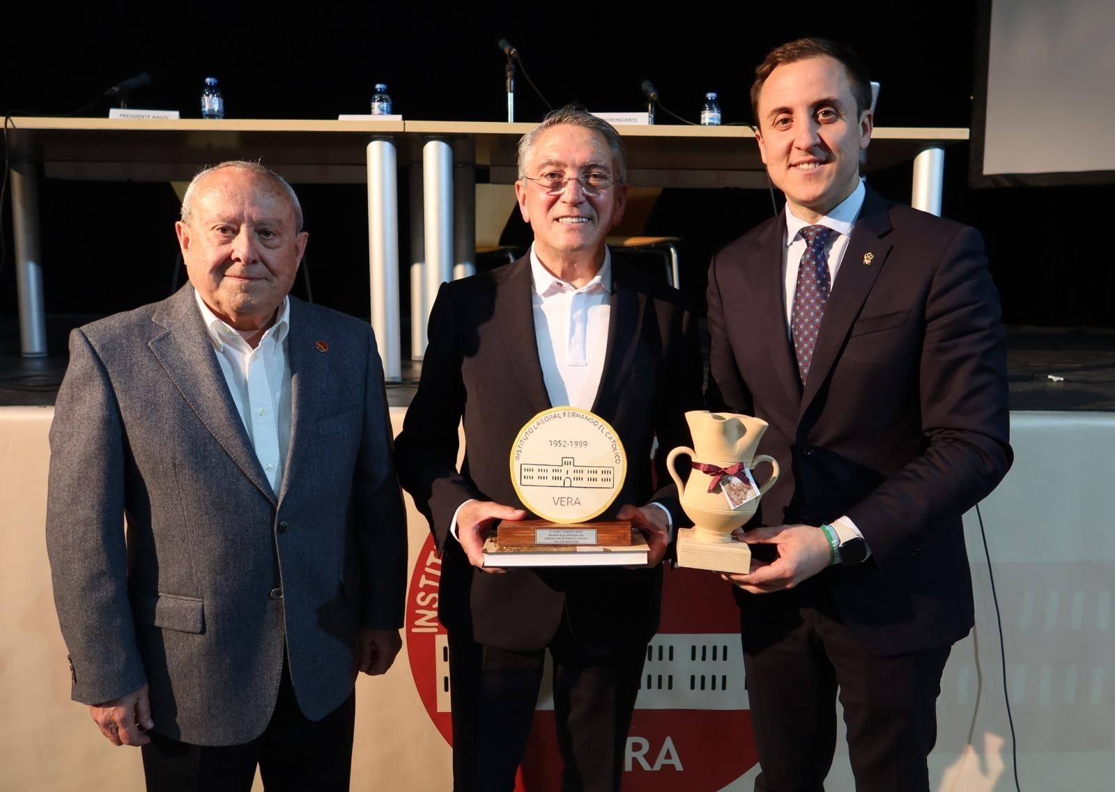 Alfonso García, Pepe Rubio y Ginés Clemente.