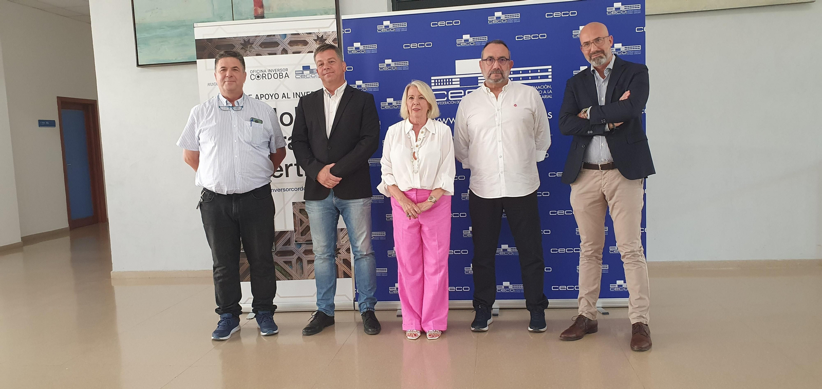 Empresarios del sector del metal en CECO. Empresarios del sector del metal en CECO.