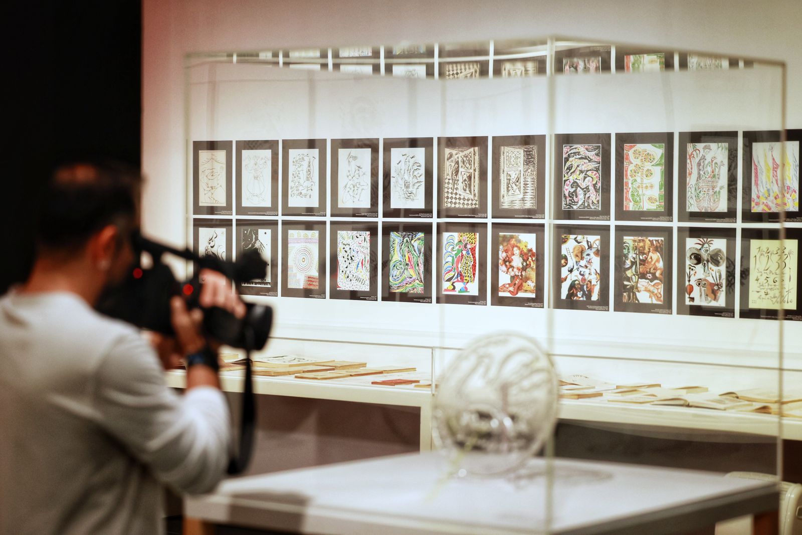 Una imagen de la exposición sobre Alberti que se presenta en la Fundación Unicaja.