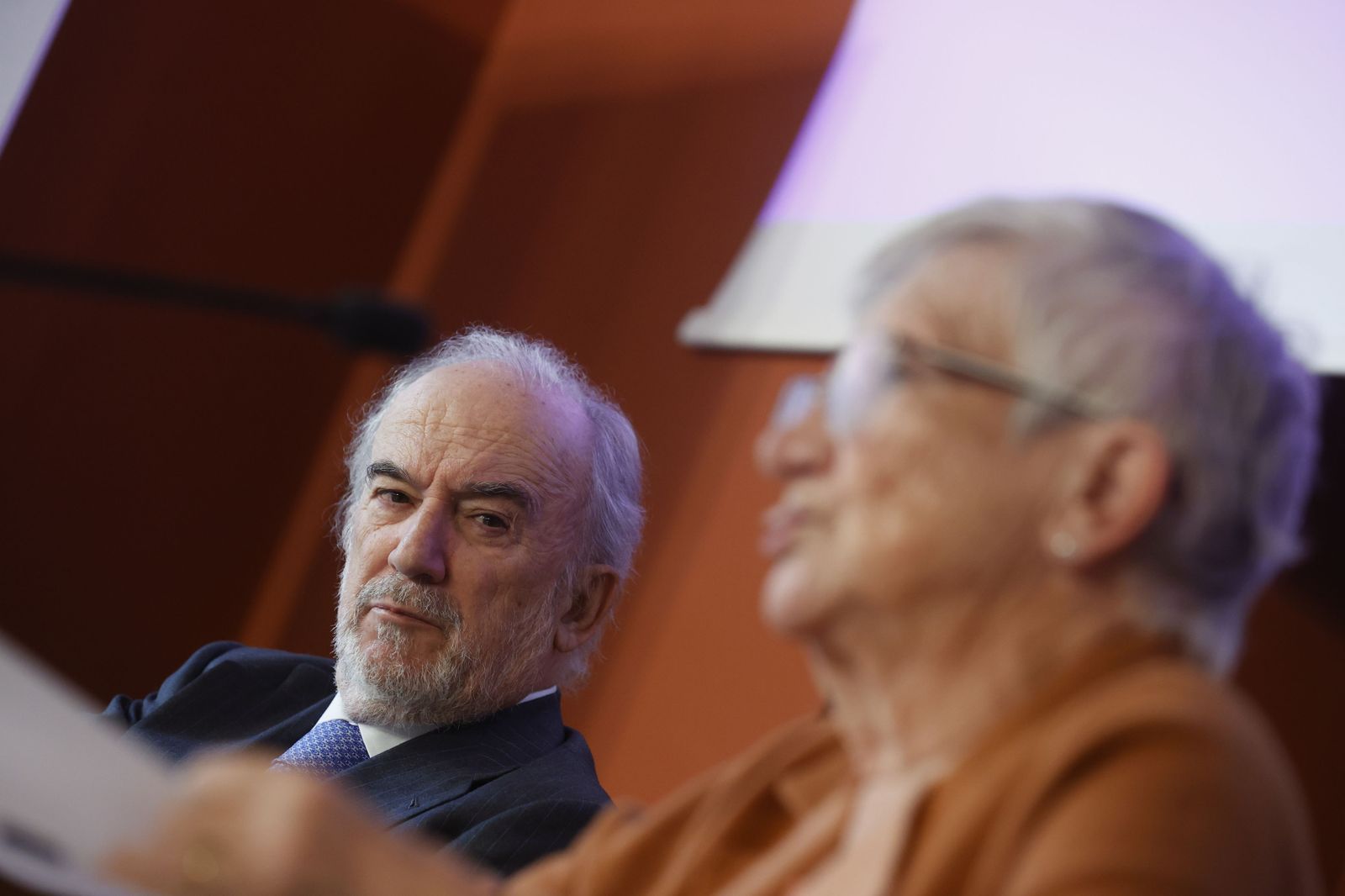 Santiago Muñoz Machado y Paz Battaner.