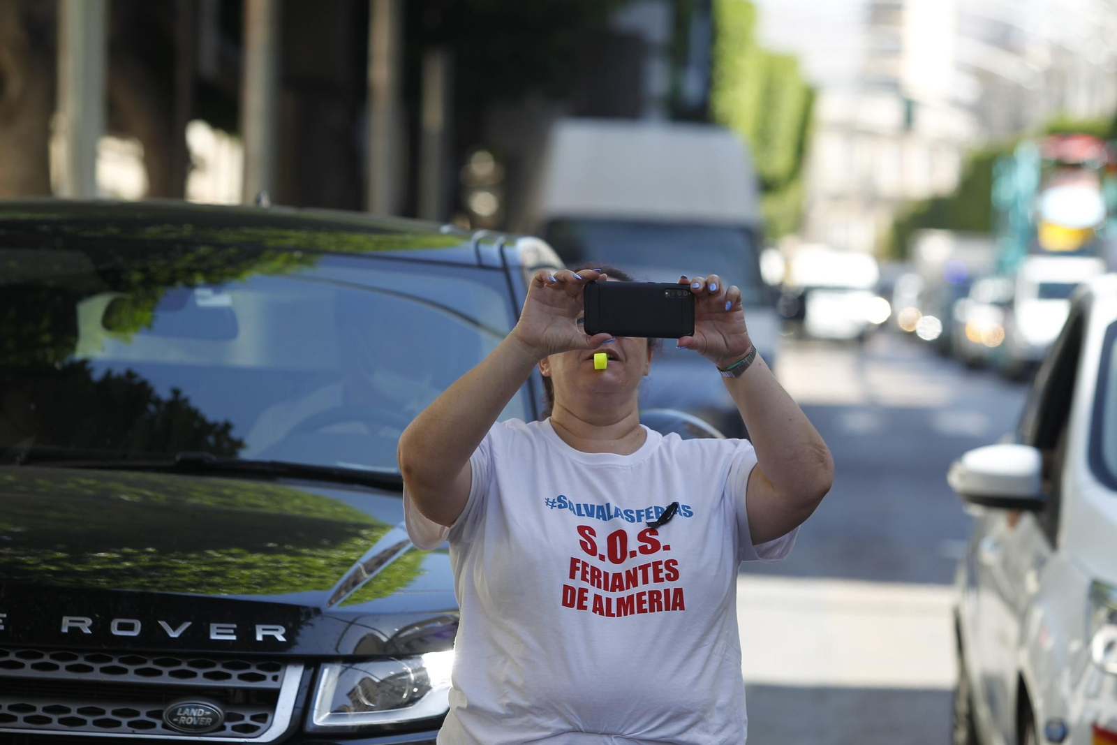 Fotogalería manifestación feriantes. Almería