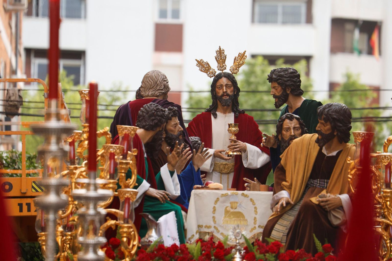 La procesión de la Sagrada Cena en este Jueves Santo de Córdoba, en imágenes