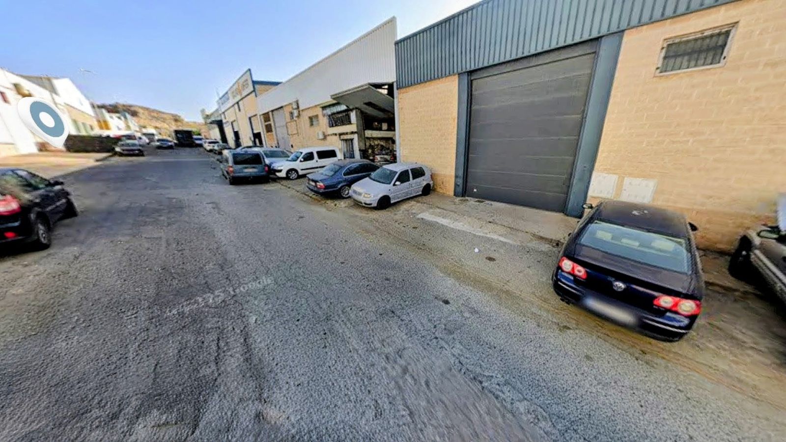 Calle Sierra de las Estancias de Viator, lugar donde se ha producido el accidente.