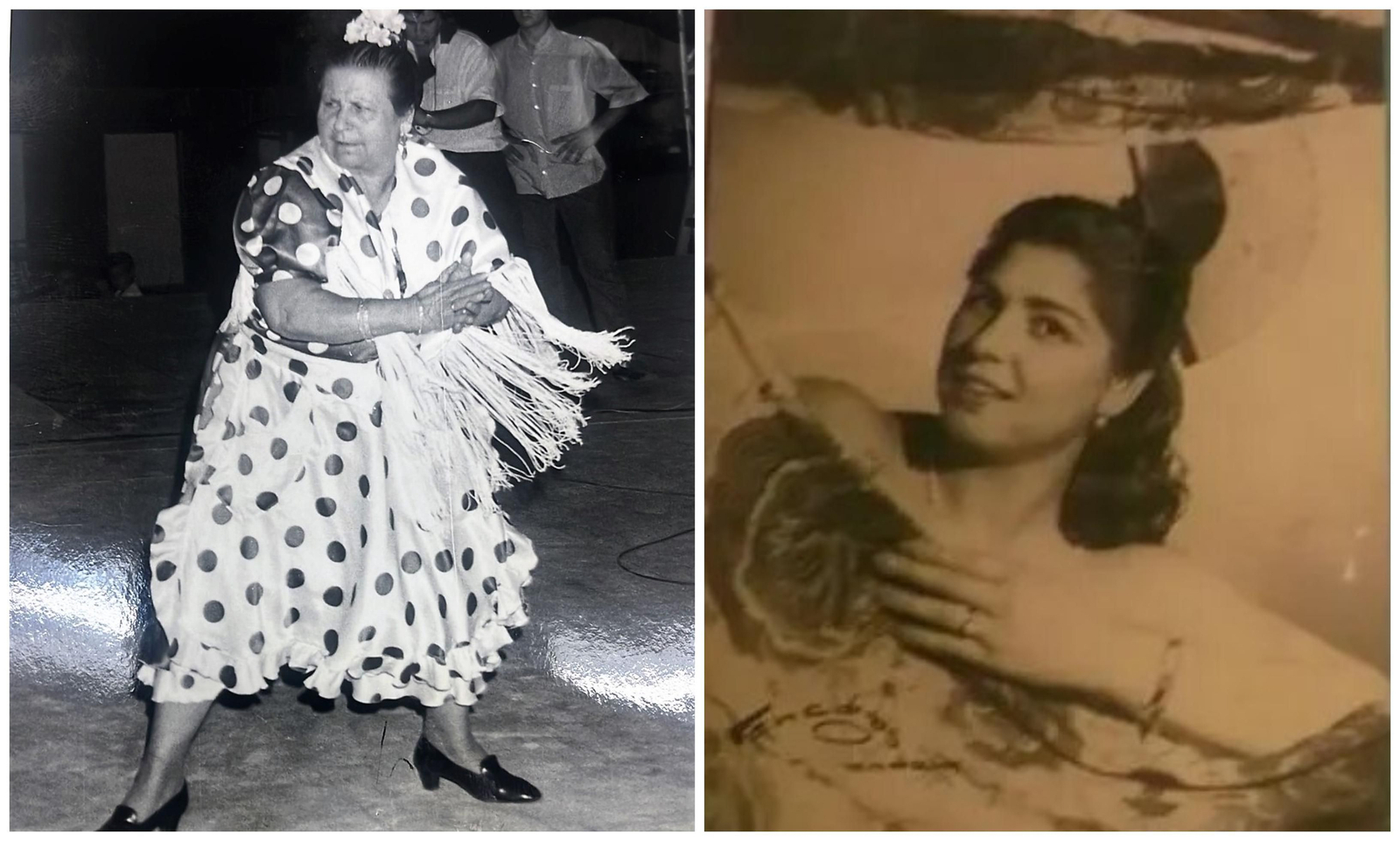 Antonia La Marchena, a la izquierda, y Antonia Suárez 'La Chiva, a la derecha.