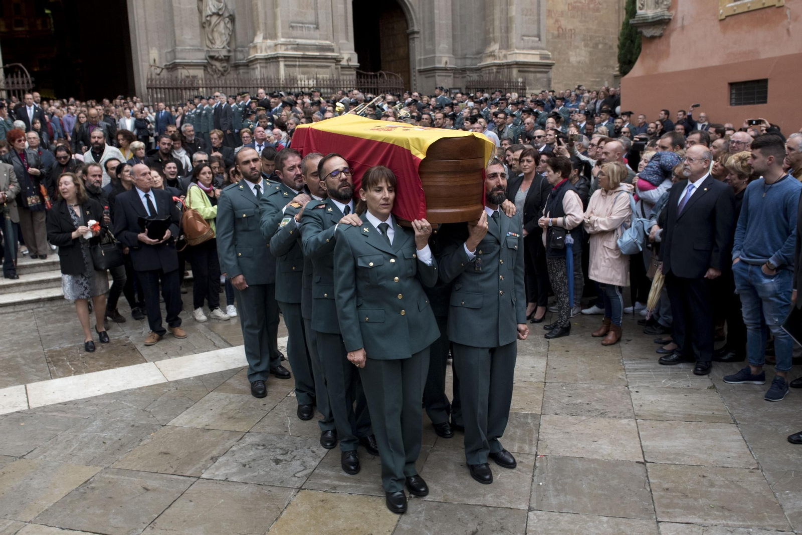 Imagen de archivo de la misa funeral por el guardia civil fallecido tras ser disparado en Huétor Vega en acto de servicio