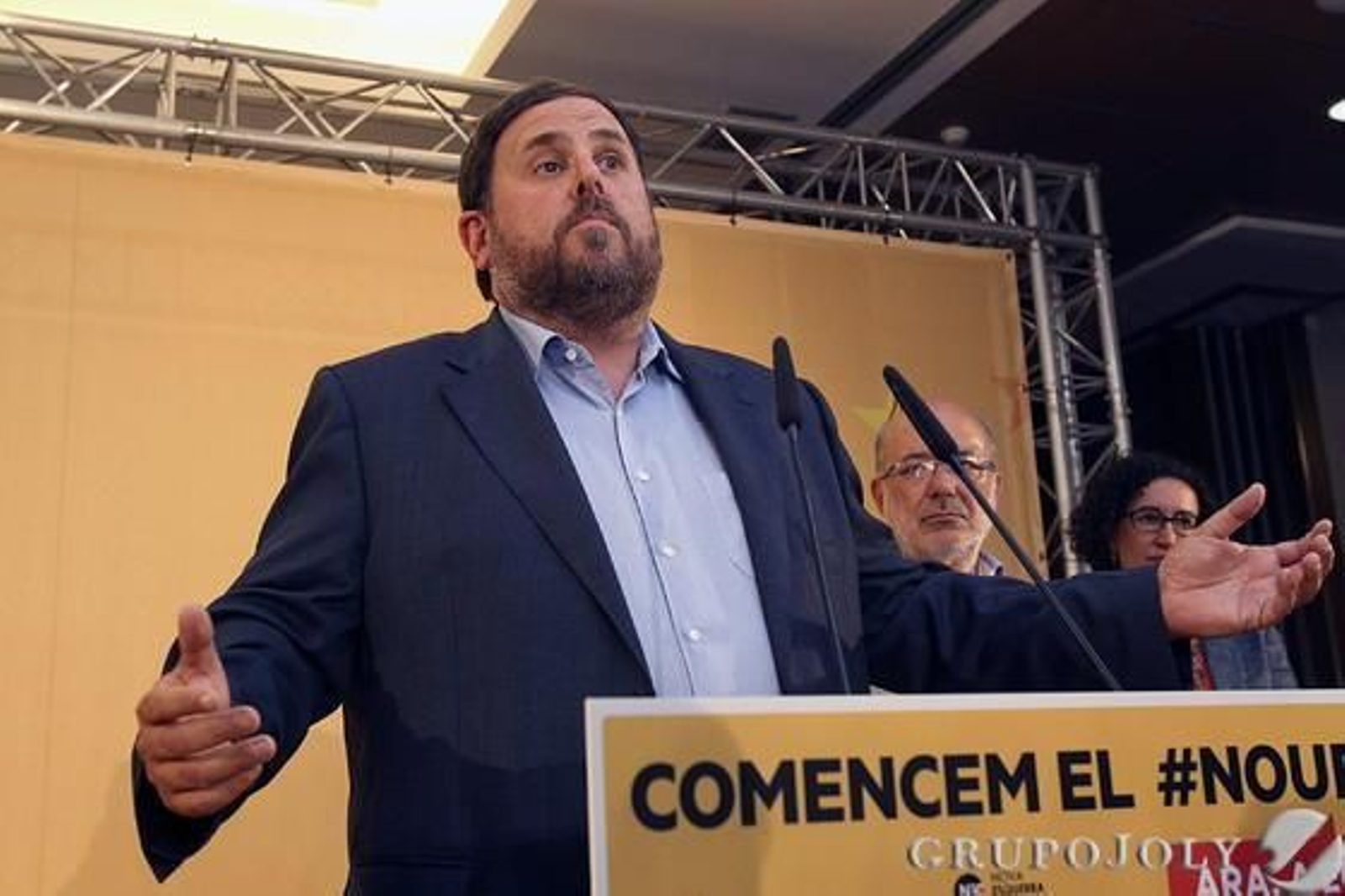 Integrantes de ERC durante la jornada

Foto: EFE