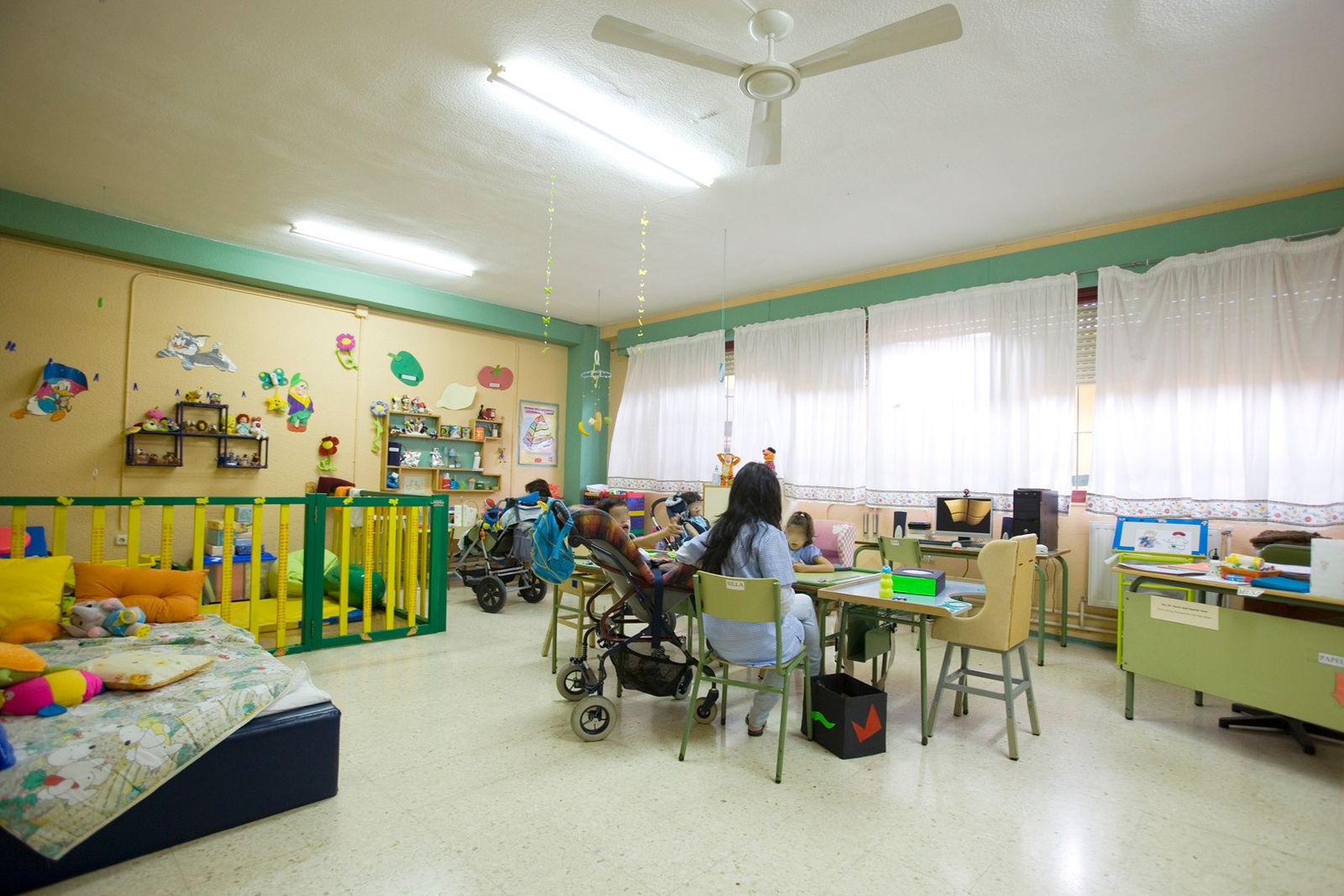 Un aula de educación especial.