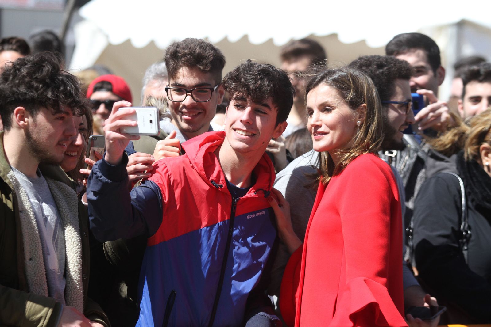 Imágenes de la visita de la reina Letizia a Huelva