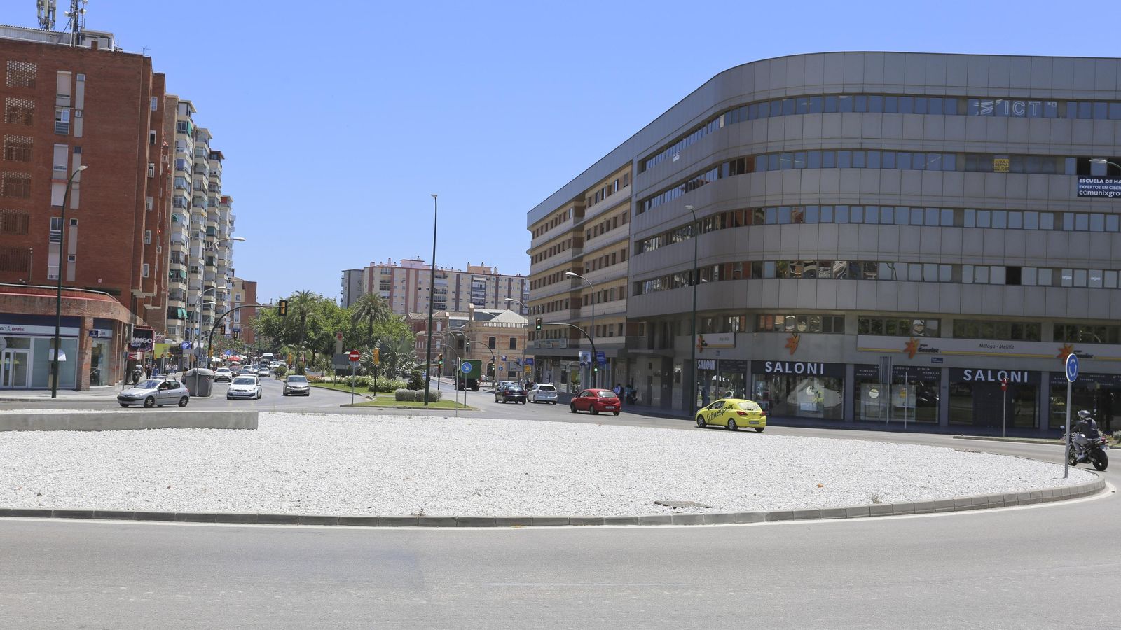 La Plaza de la Solidaridad en Málaga