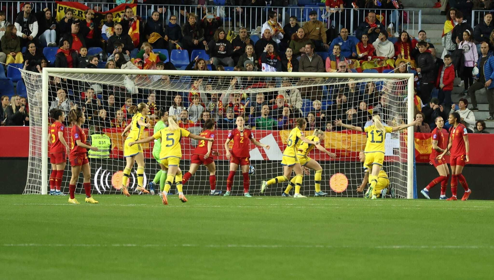 España - Suecia, en fotos