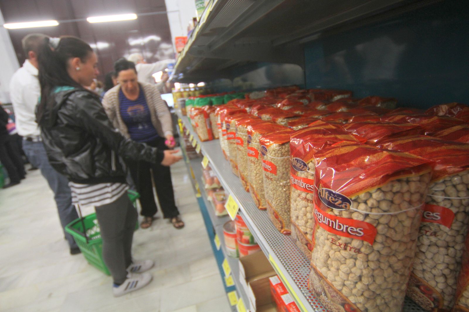 Uno de los economatos de Málaga.