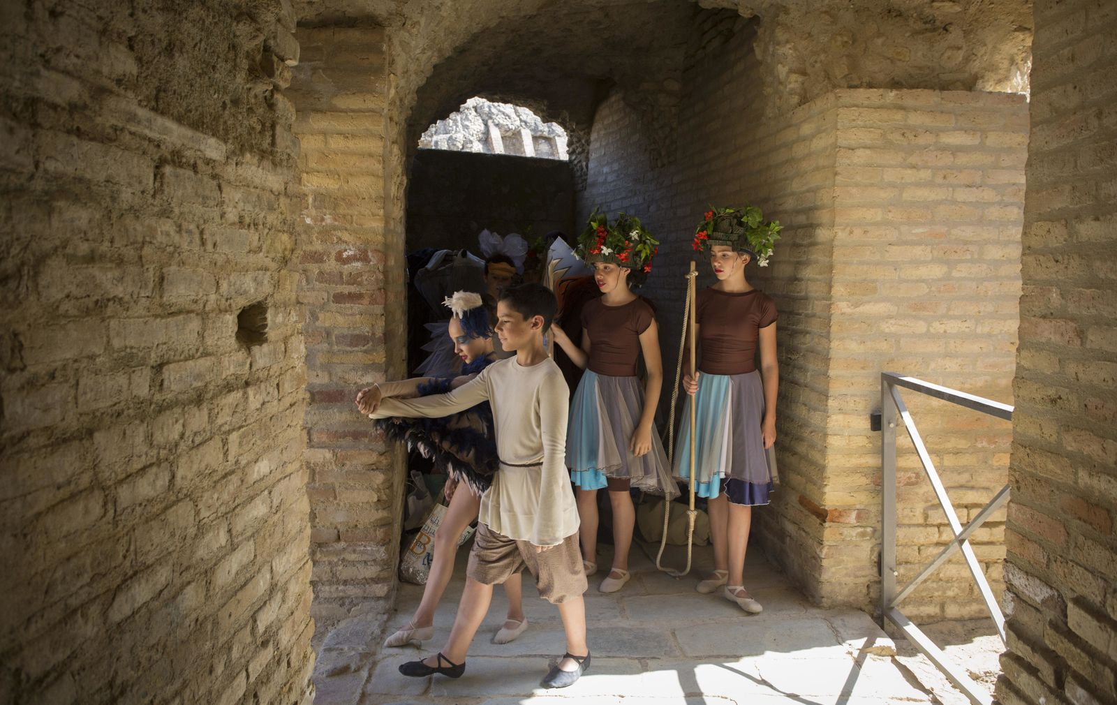 Las imágenes del flashmob en Itálica por el Día de la Música