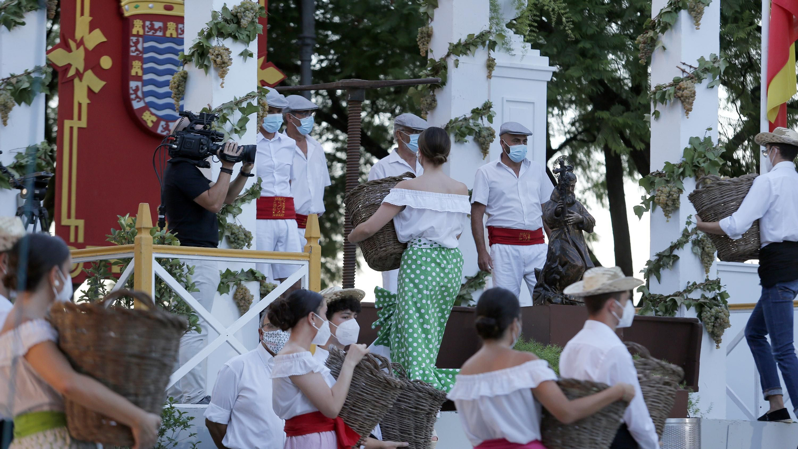 Imágenes de la Pisa de la Uva en la Alameda Vieja
