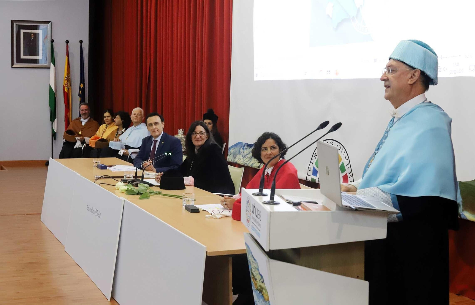 Inauguración del curso académico 2022/2023 de la Universidad de Huelva, en imágenes