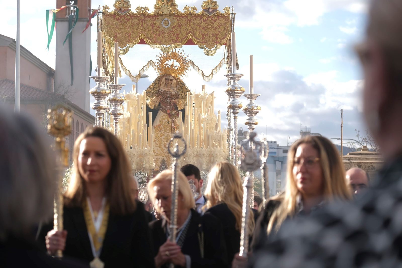 Sábado de Pasión en Córdoba: la procesión de la Prohermandad de la O, en imágenes