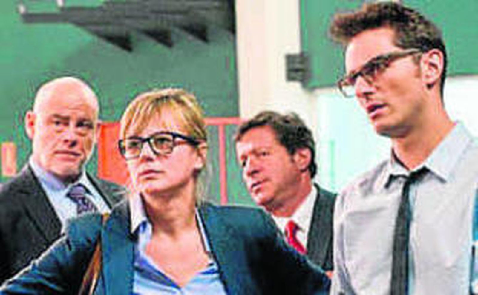 Escena de la serie 'Vuelo IL 8714' que estrenó el miércoles Telecinco.