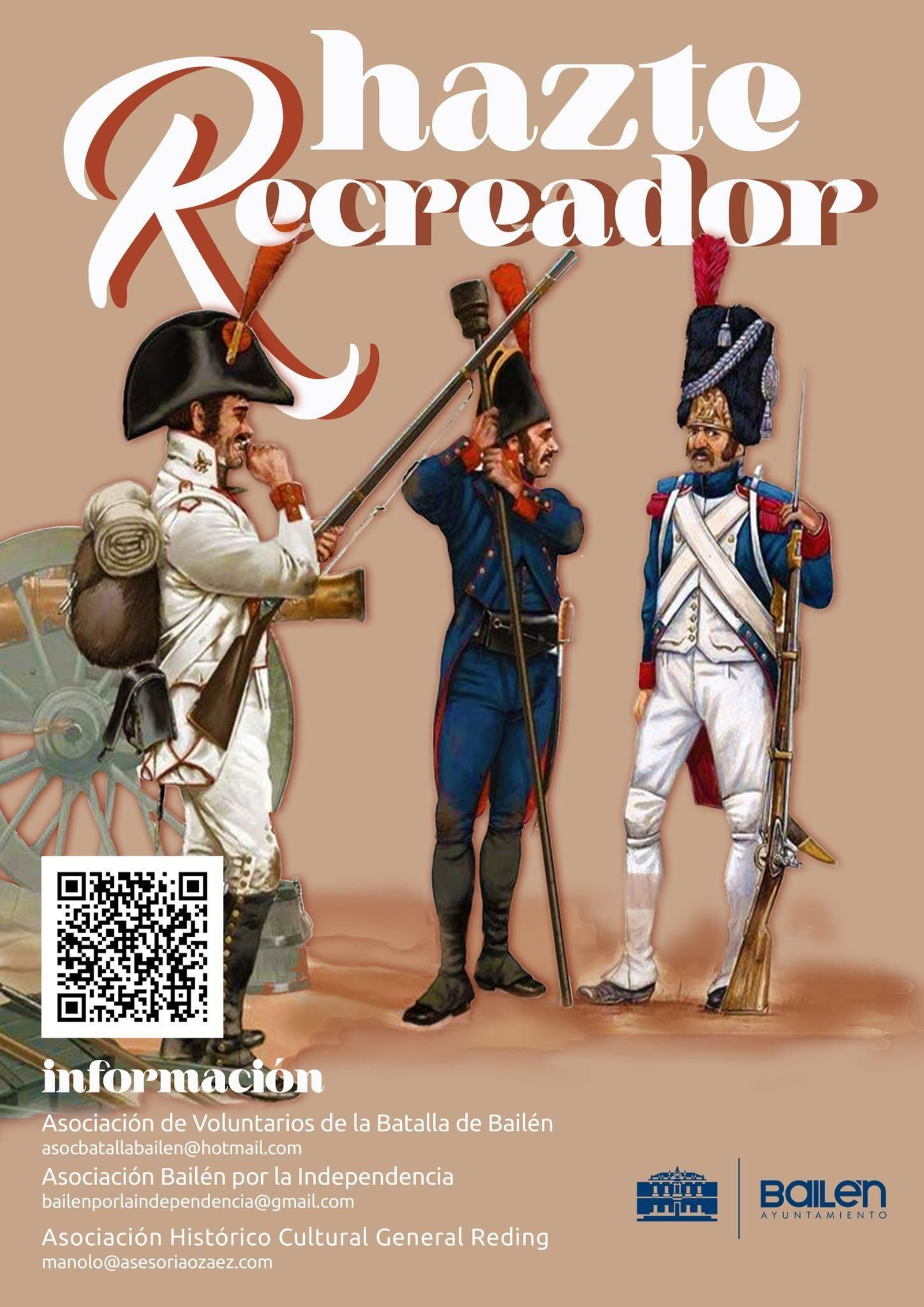 Cartel de captación de recreadores de la histórica batalla.