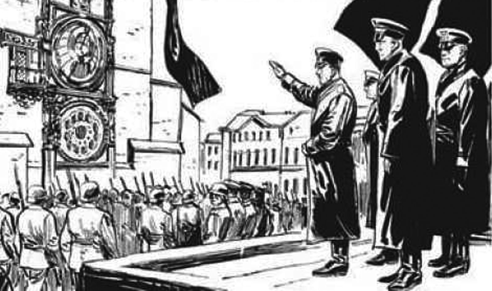 En La bomba conocemos a los científicos, políticos y militares que participaron en la Segunda Guerra Mundial.