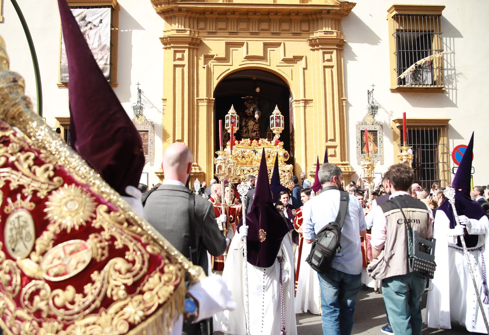 Fotos de San Roque el Domingo de Ramos en la Semana Santa de Sevilla
