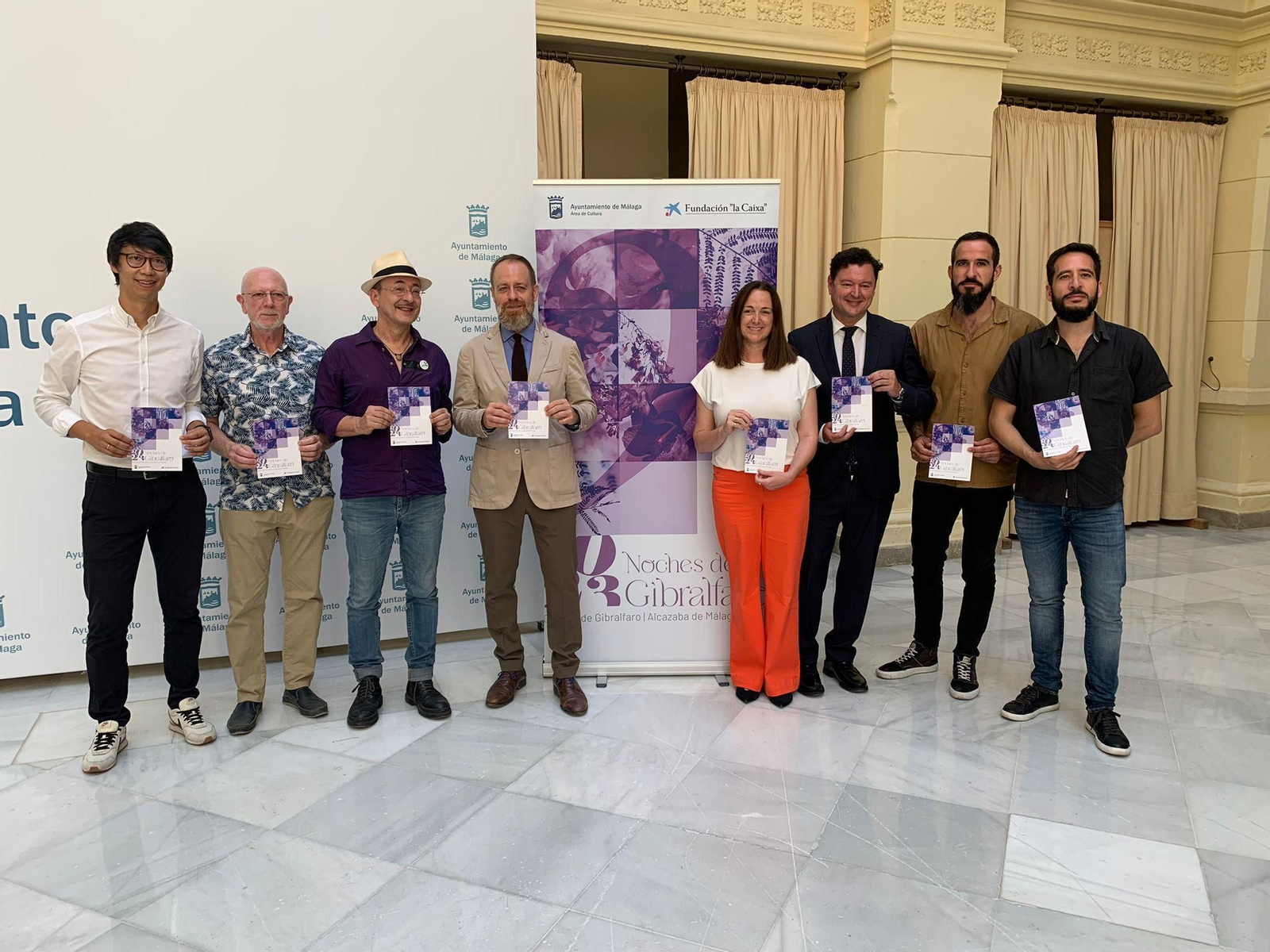 Presentación del programa "Noches de Gibralfaro"