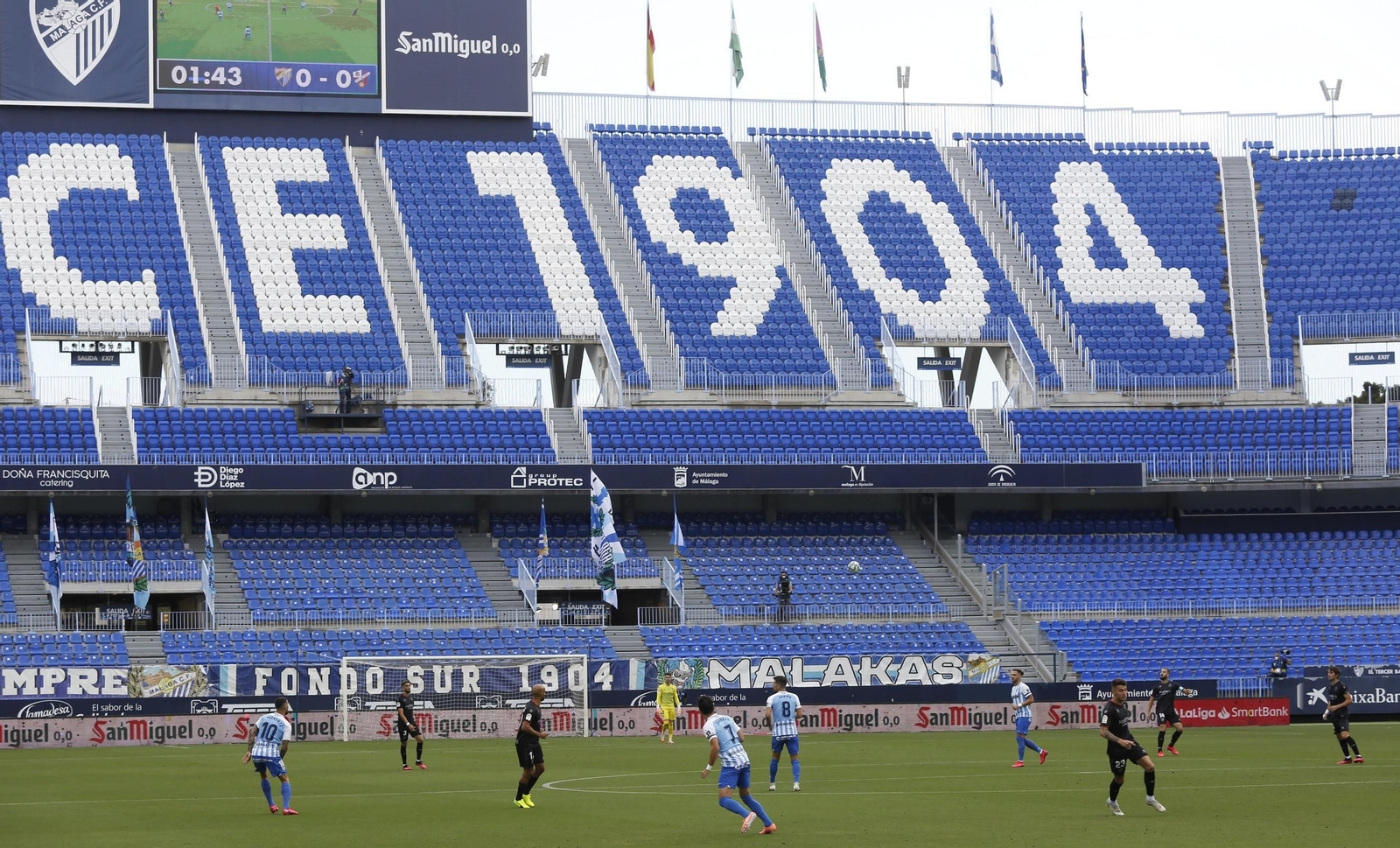 Las fotos del Málaga-Huesca