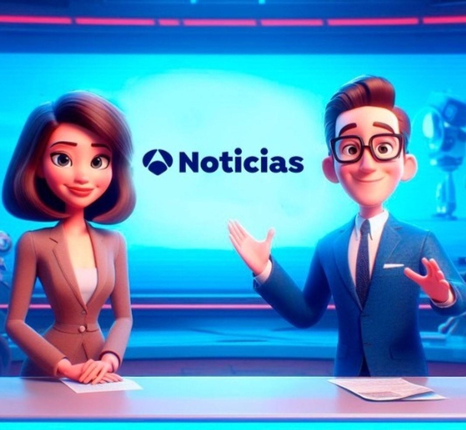 Mónica Carrillo y Matías Prats en el universo de Pixar