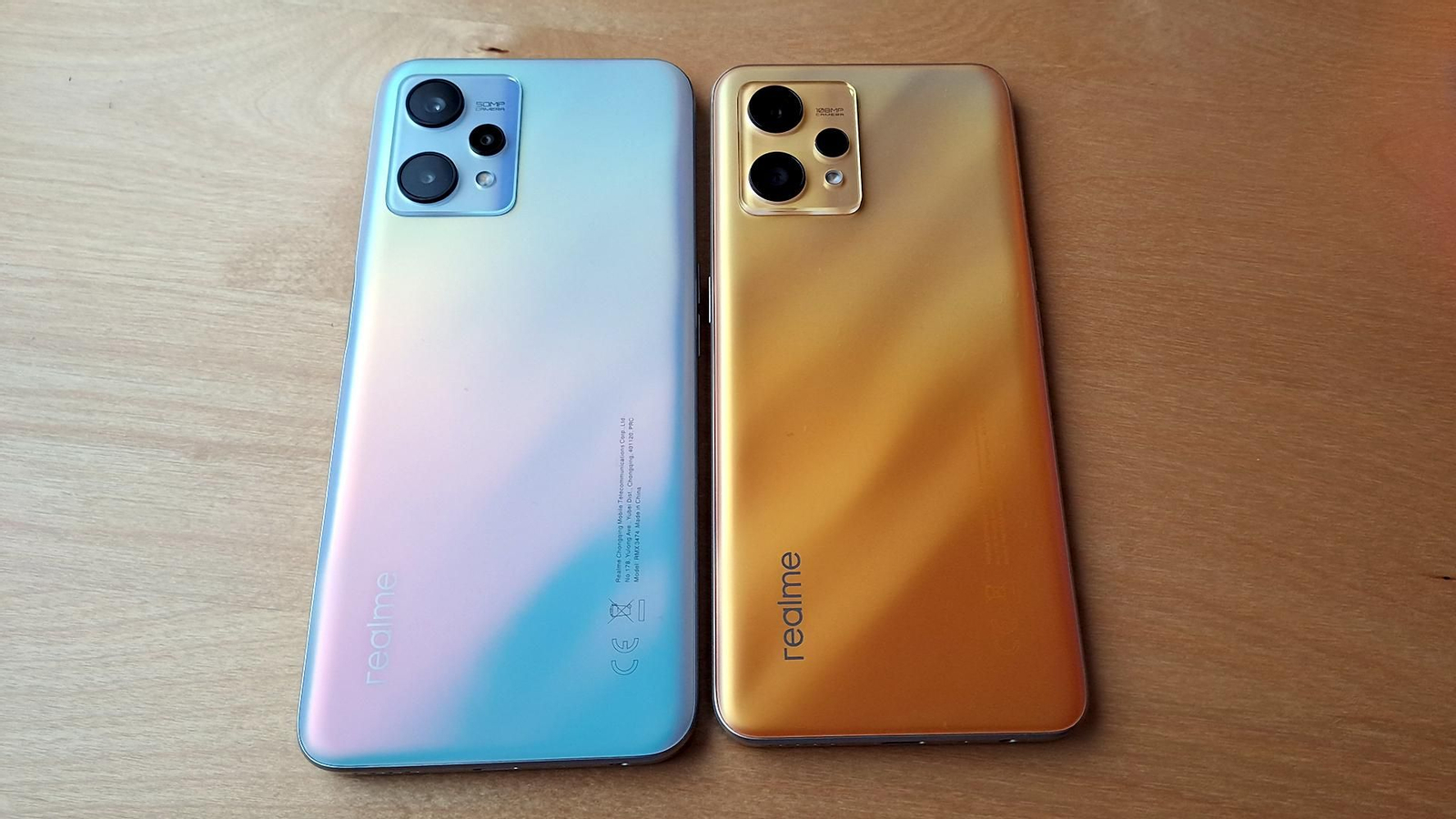 Smartphones Realme 9 5G y Realme 9 4G
