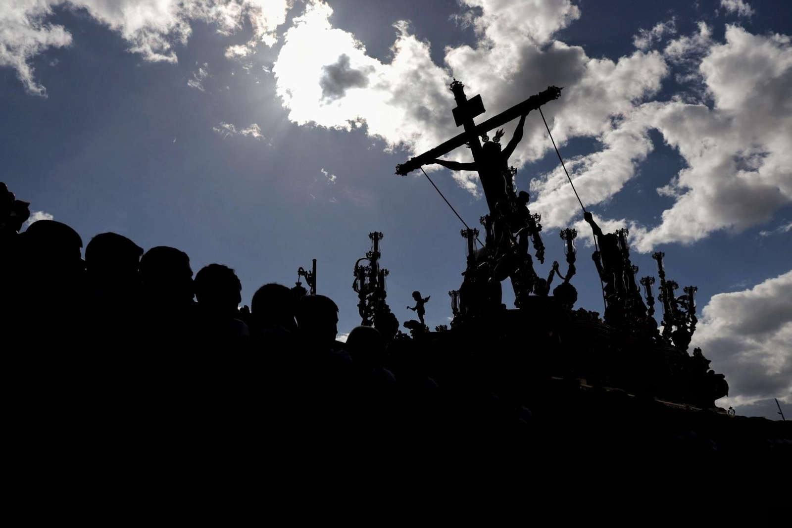 Las imágenes de Fusionadas en el Miércoles Santo en Málaga