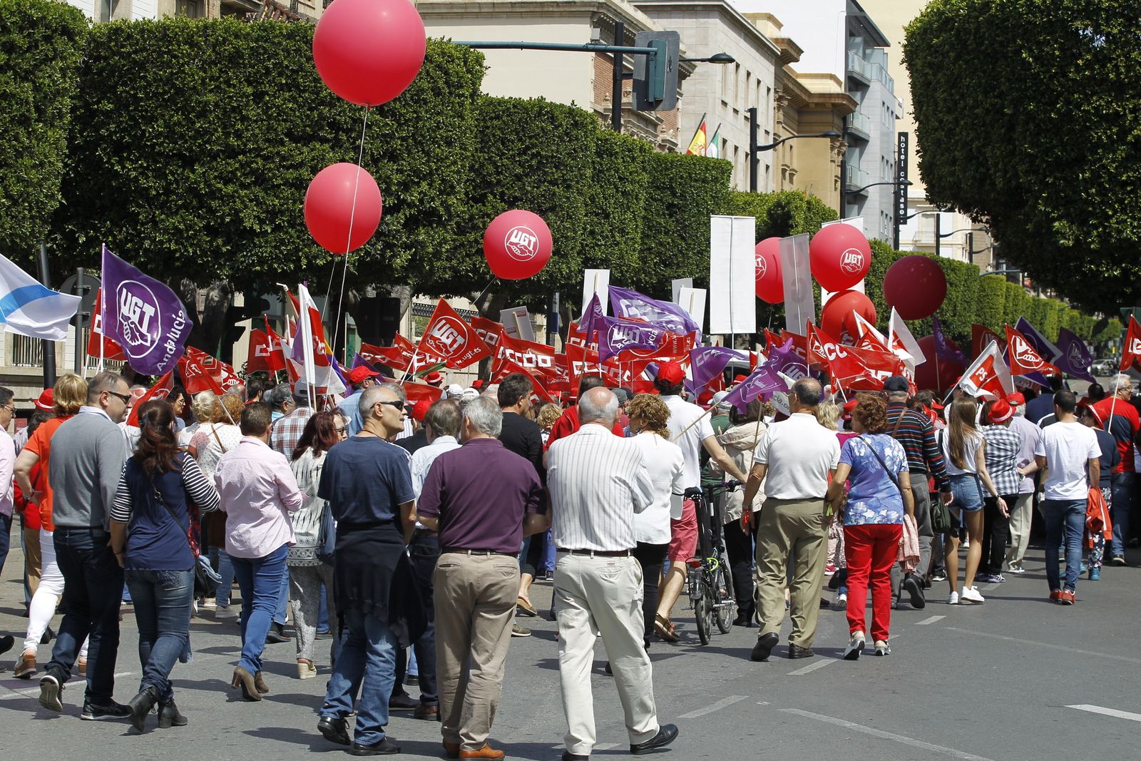 Fotogalería Manifestación del Primero de Mayo. Día Internacional de los Trabajadores. Almería