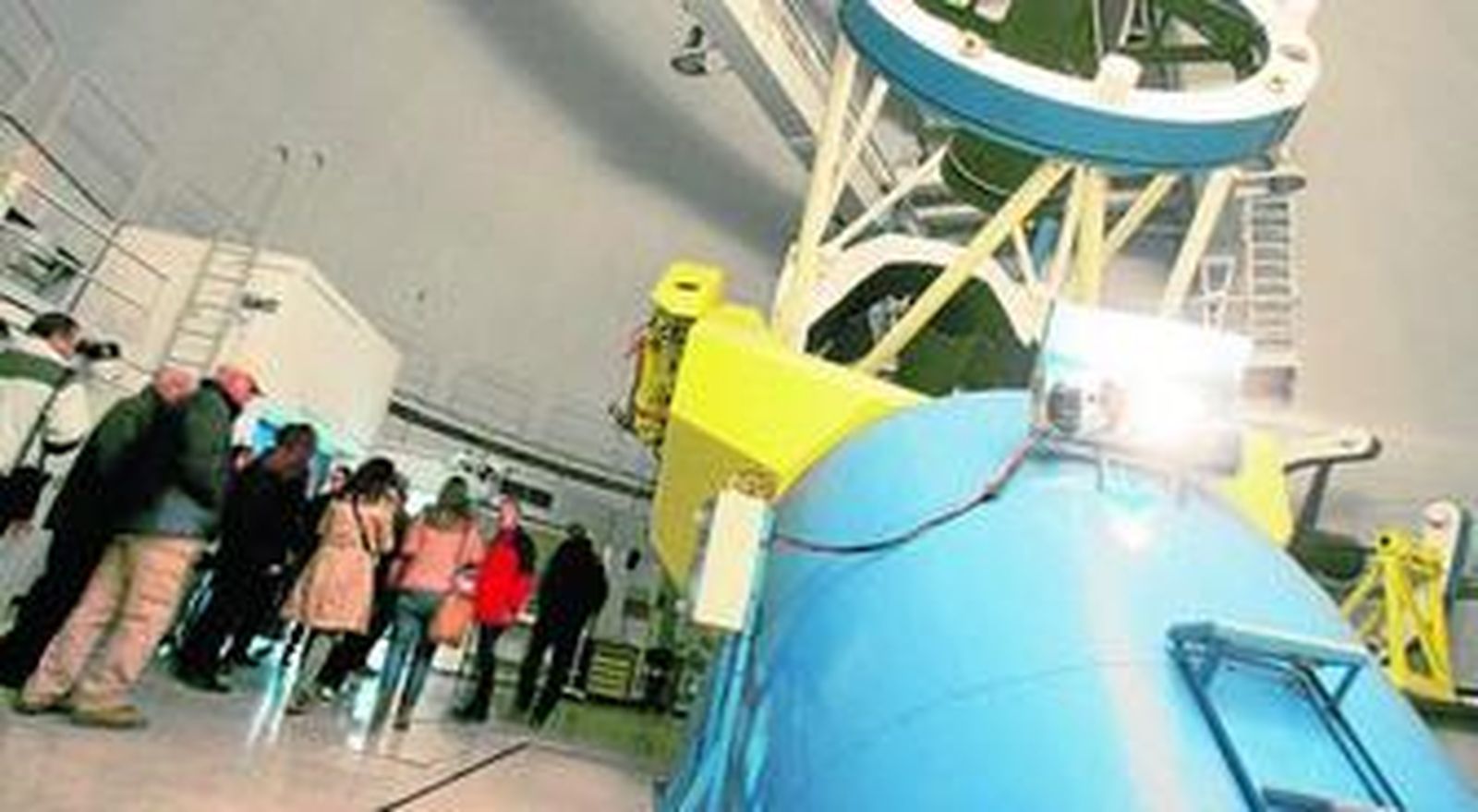 Interior del Observatorio Astronómico de Calar Alto, uno de los más importantes de Europa.