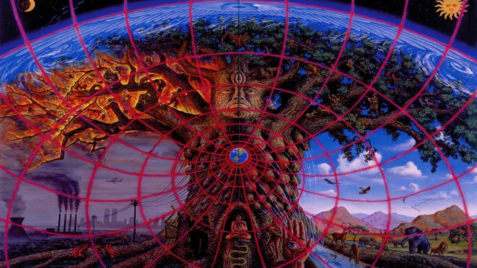 'Gaia' (1989), de Álex Grey.