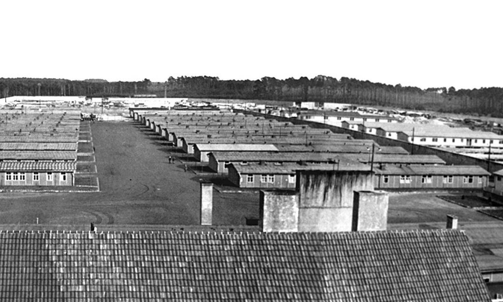 Una imagen del campo de Ravensbrück.